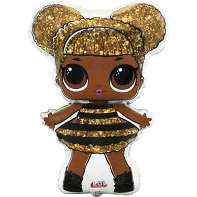 Фигура из фольги «Куклы ЛОЛ QUEEN BEE» 87х62 см