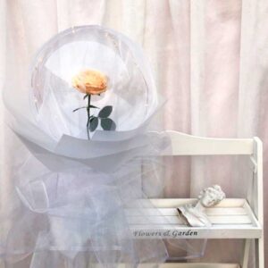 Романтический букет «Bubbles & Rose №2»