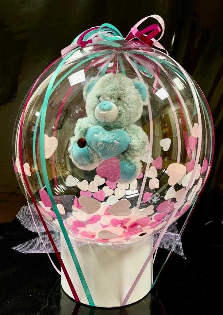 Шар AirBox «Мишка I Love You»